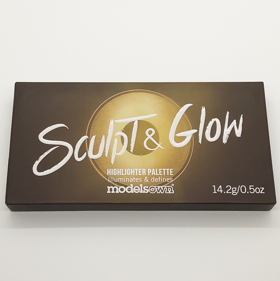 MODELS OWN Sculpt & Glow Highlighter Palette NIB Gold Spotlight 03 - Picture 5 of 9